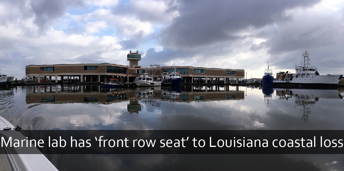 Marine lab has 'front row seat' to Louisiana coastal loss